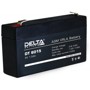  ()  Delta DT 6015 6V 1,5Ah 97x24x58 0,3