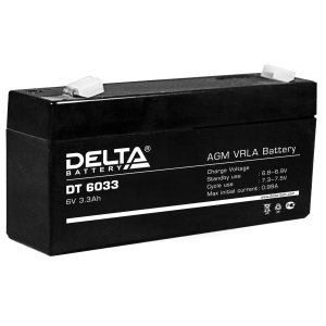  ()  Delta DT 6033 (125) 6V 3,3Ah 125x33x67 0,61