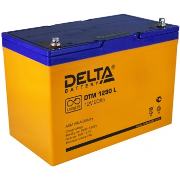  ()  Delta DTM L 1290 L 12V 90Ah 306x169x216 28,3