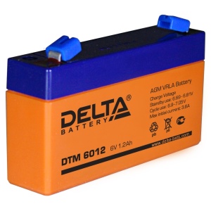  ()  Delta DTM 6012 6V 1,2Ah 97x24x58 0,31